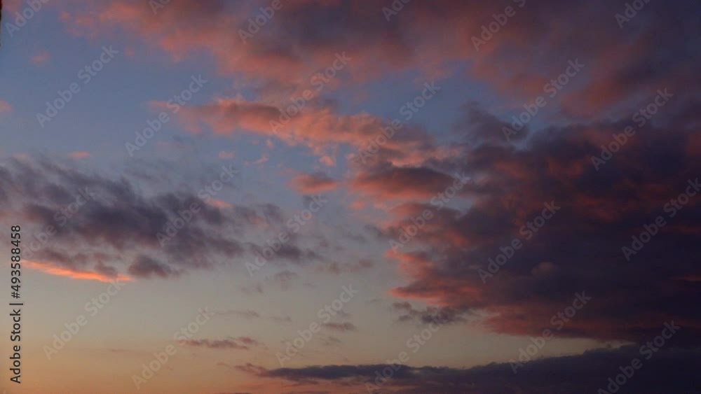 Clouds in Sky Timelapse, Dramatic Sunset, Fluffy Cloud in Twilight, Crepuscular Blue Cloudy Sky, Stormy View Time Lapse Clouds in Sky Timelapse, Dramatic Sunset, Fluffy Cloud in Twilight, Crepuscular Blue Cloudy Sky, Stormy View Time Lapse