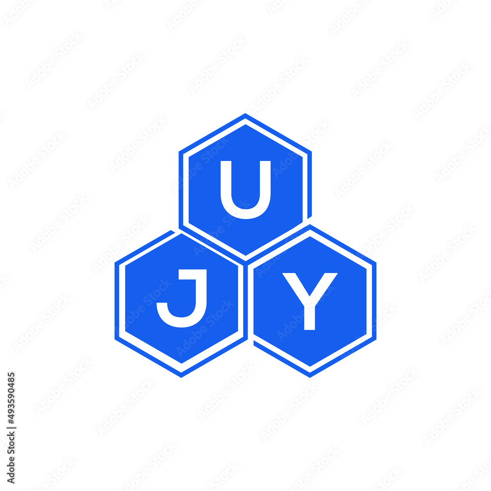 UJY letter logo design on White background. UJY creative initials letter logo concept. UJY letter design. UJY letter logo design on White background. UJY creative initials letter logo concept. UJY letter design.