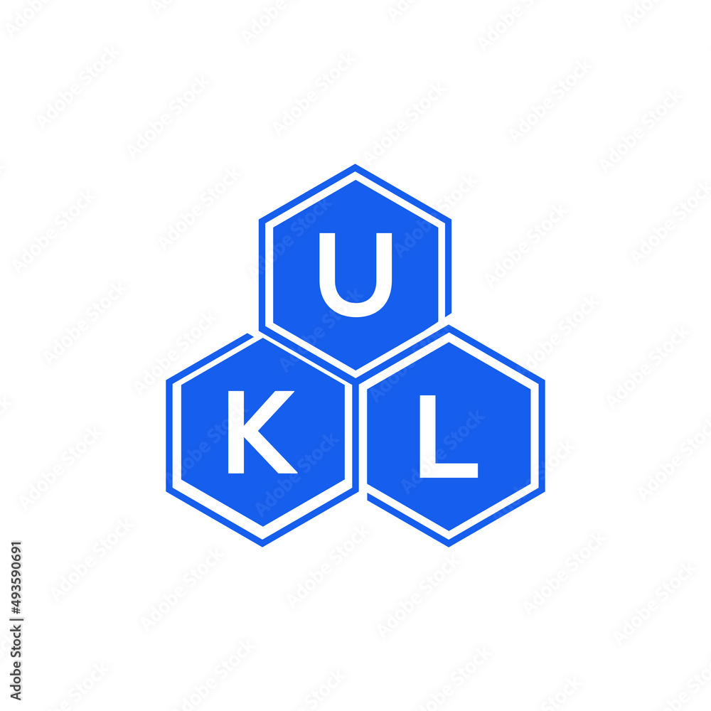 UKL letter logo design on White background. UKL creative initials letter logo concept. UKL letter design. UKL letter logo design on White background. UKL creative initials letter logo concept. UKL letter design.