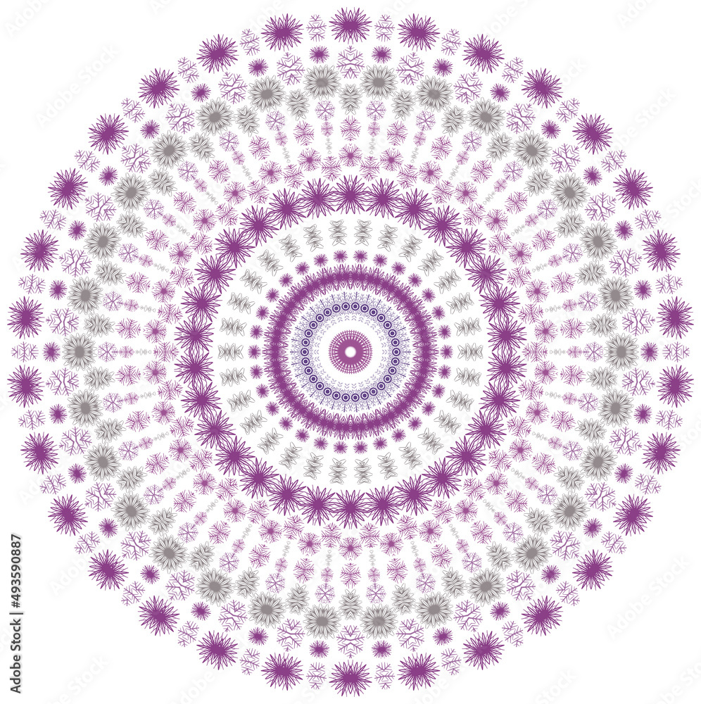 Circle ornament. Circle ornament.
