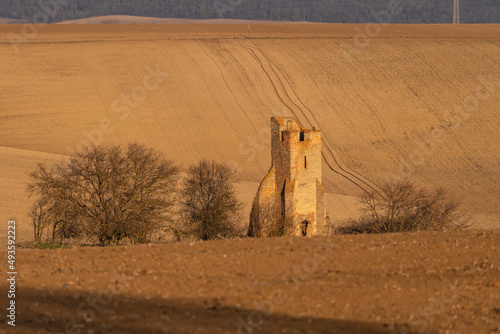 Somoly ruin church in Regoly Hungary photo