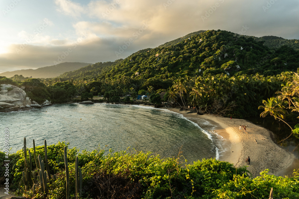 Bay in tayrona park, colombia