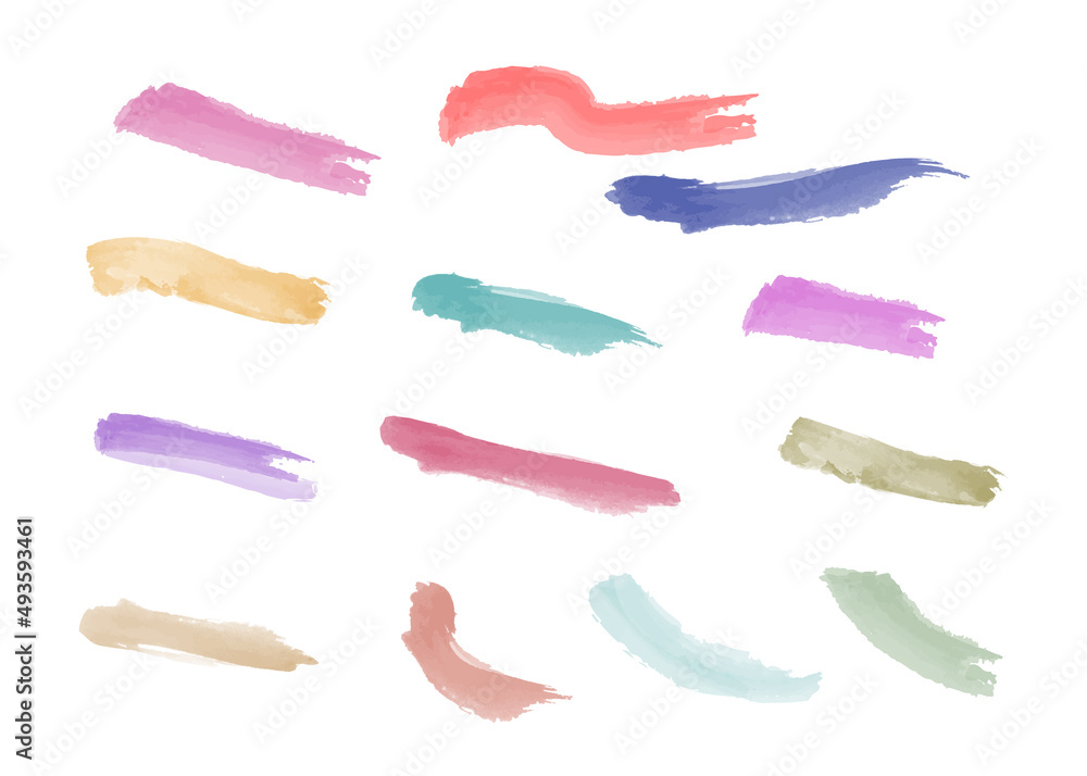 Brush stroke perfect for design and brushing on software Brush stroke perfect for design and brushing on software