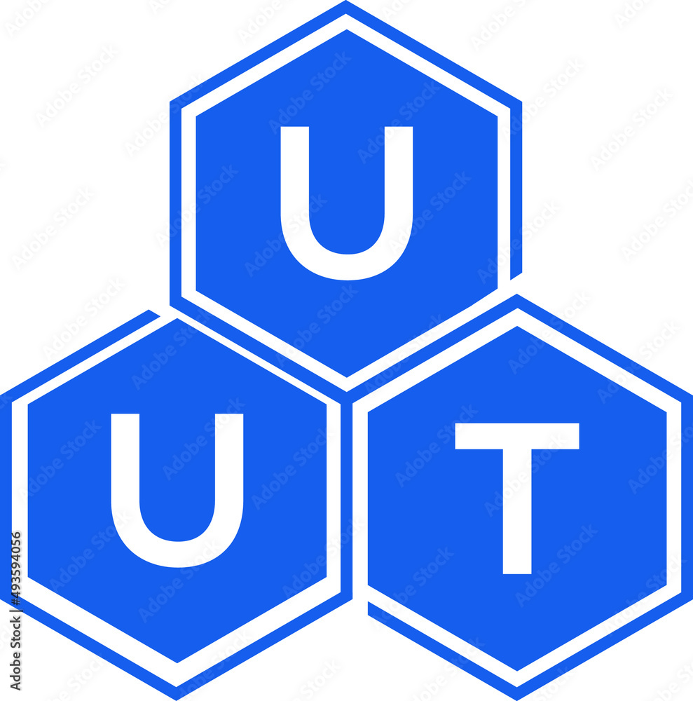 UUT letter logo design on White background. UUT creative initials letter logo concept. UUT letter design. UUT letter logo design on White background. UUT creative initials letter logo concept. UUT letter design.