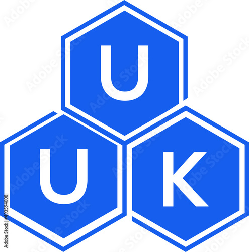 UUK letter logo design on White background. UUK creative initials letter logo concept. UUK letter design. 