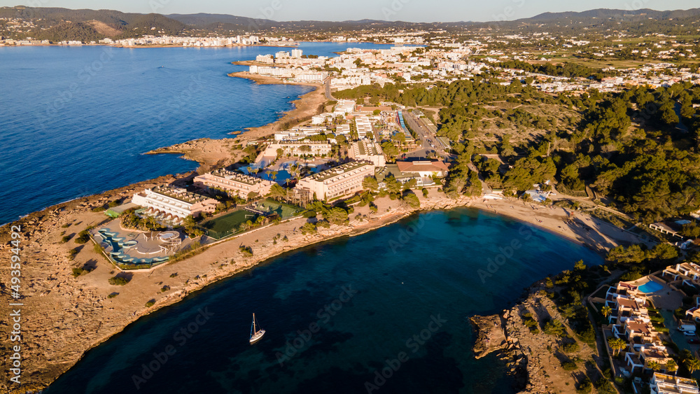 Port des Torrent beach in Ibiza, Spain