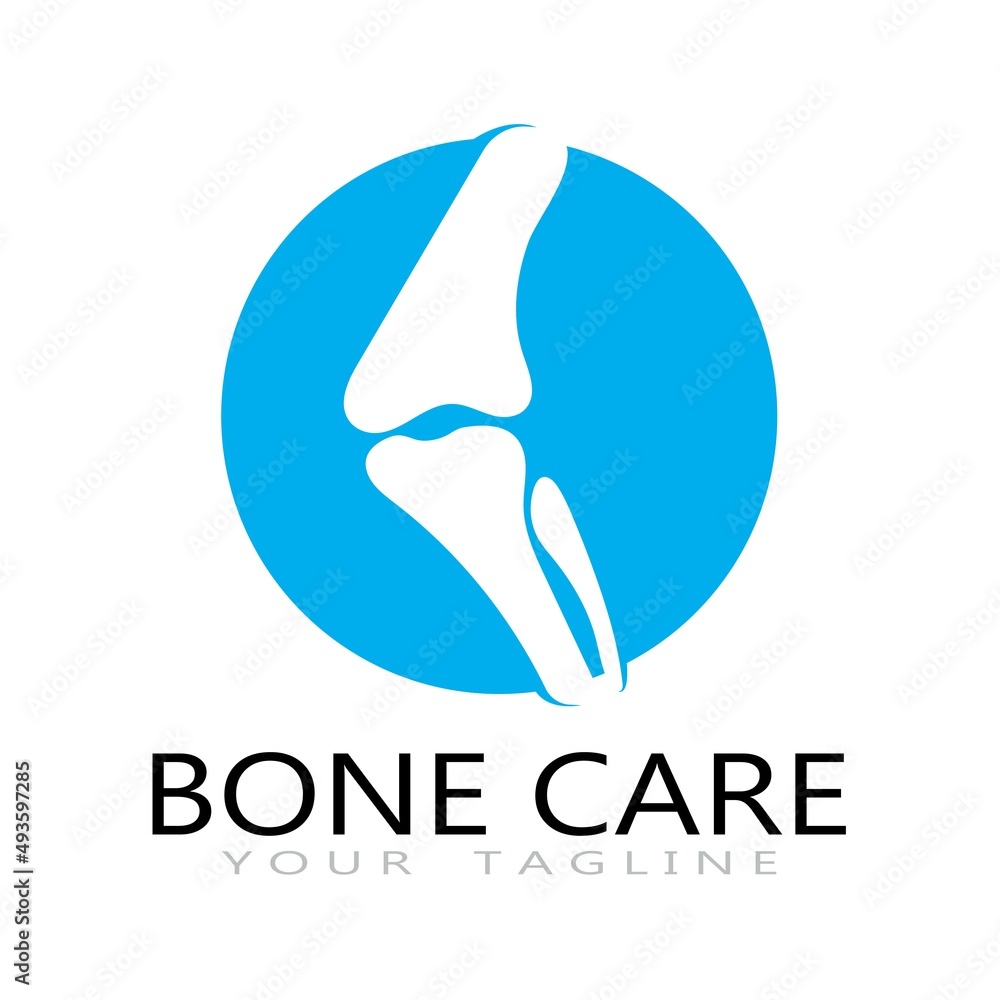 bone care healt logo symbol abstract design vector bone care healt logo symbol abstract design vector