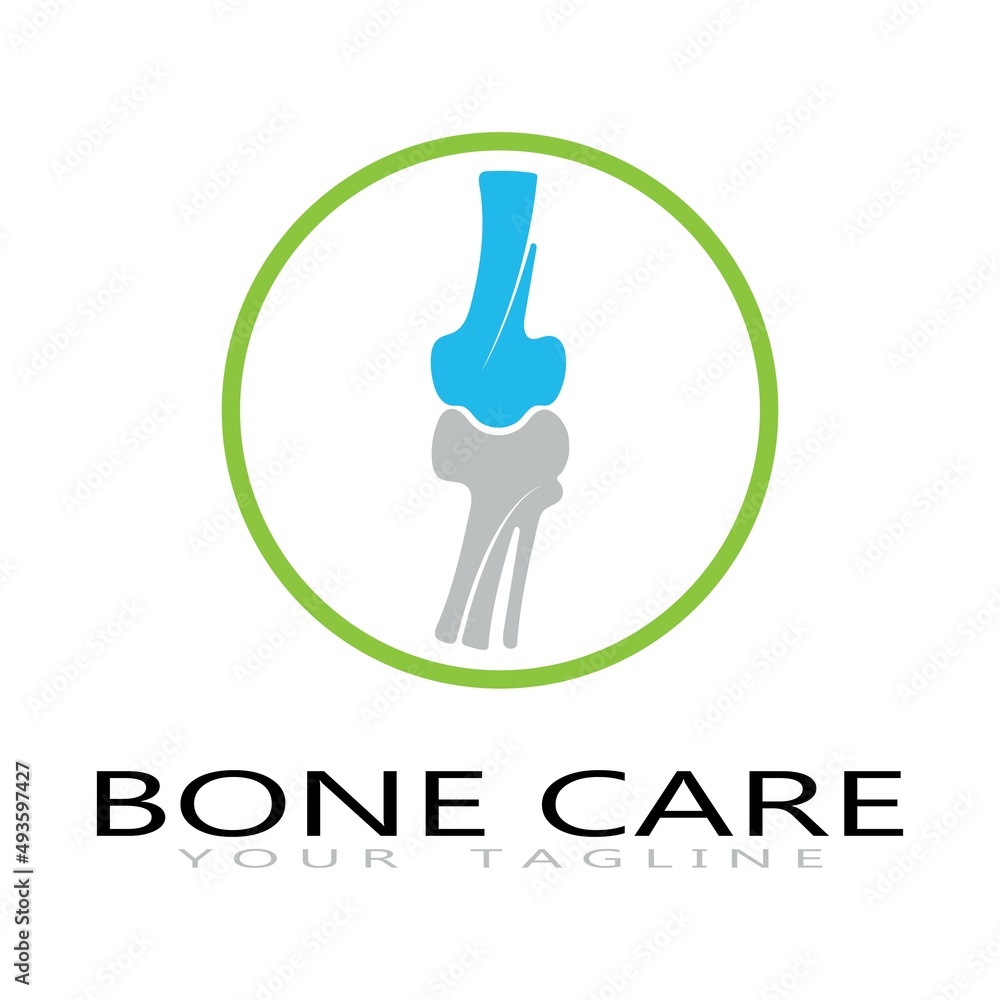 bone care healt logo symbol abstract design vector bone care healt logo symbol abstract design vector