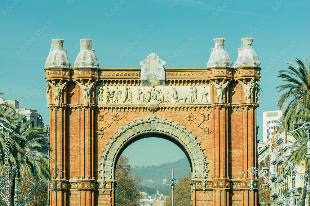 Obraz premium Calles y lugares emblemáticos de Barcelona.