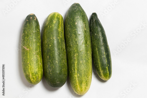 Cucumber With White Background photo