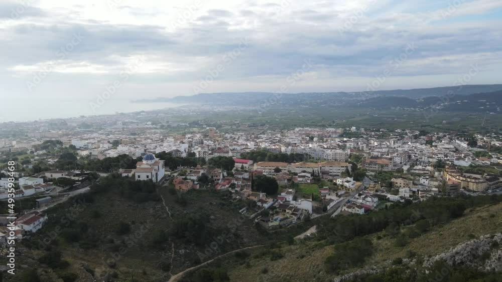 A Cloudy day in Javea town, Marina Alta, Alicante, Spain A Cloudy day in Javea town, Marina Alta, Alicante, Spain