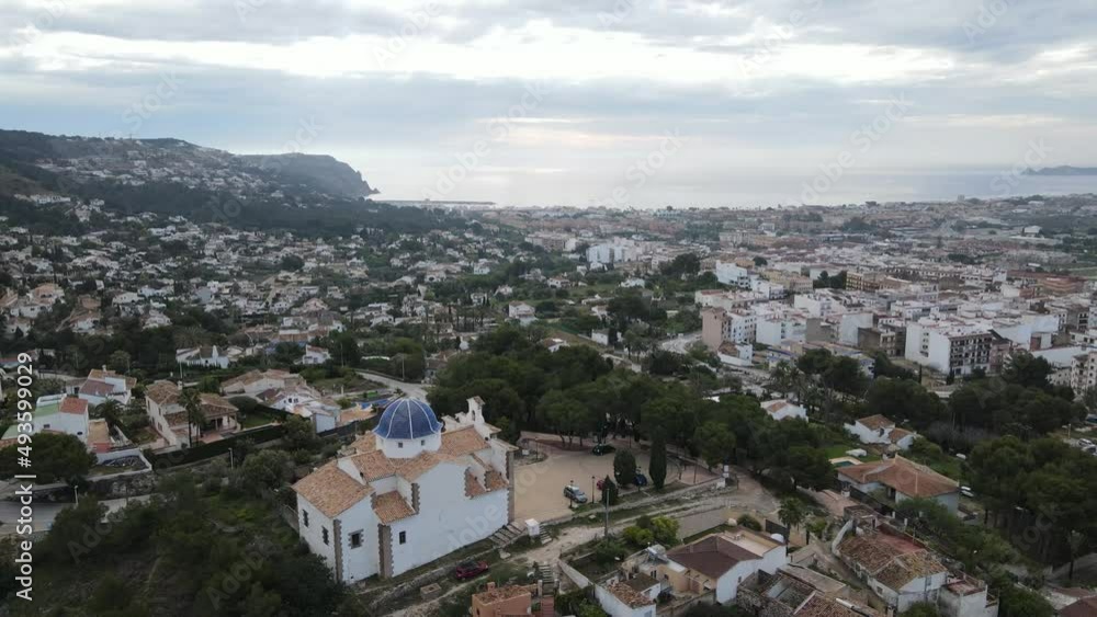 A Cloudy day in Javea town, Marina Alta, Alicante, Spain A Cloudy day in Javea town, Marina Alta, Alicante, Spain