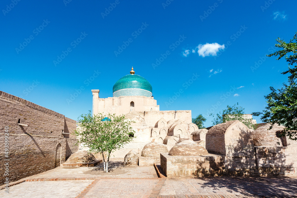 Exterior of the Juma mosque in Khiva, Uzbekistan, Central Asia