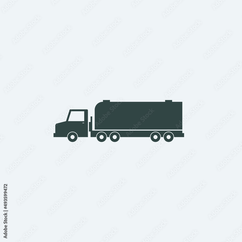 Truck van trailer icon