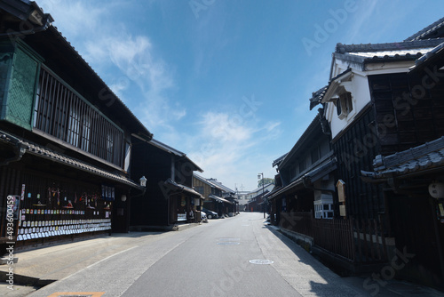 Japanese old houses at Tokaido Road 有松街並み