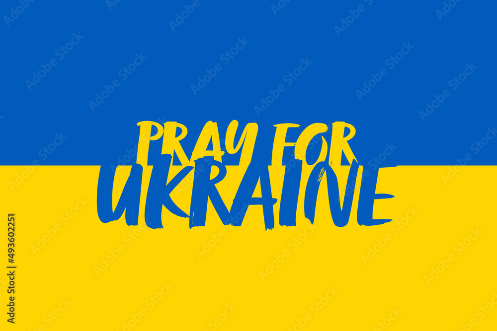 Pray for Ukraine, Ukraine flag praying concept vector illustration. Pray For Ukraine's peace. Save Ukraine from Russia. Pray for Ukraine, Ukraine flag praying concept vector illustration. Pray For Ukraine's peace. Save Ukraine from Russia.