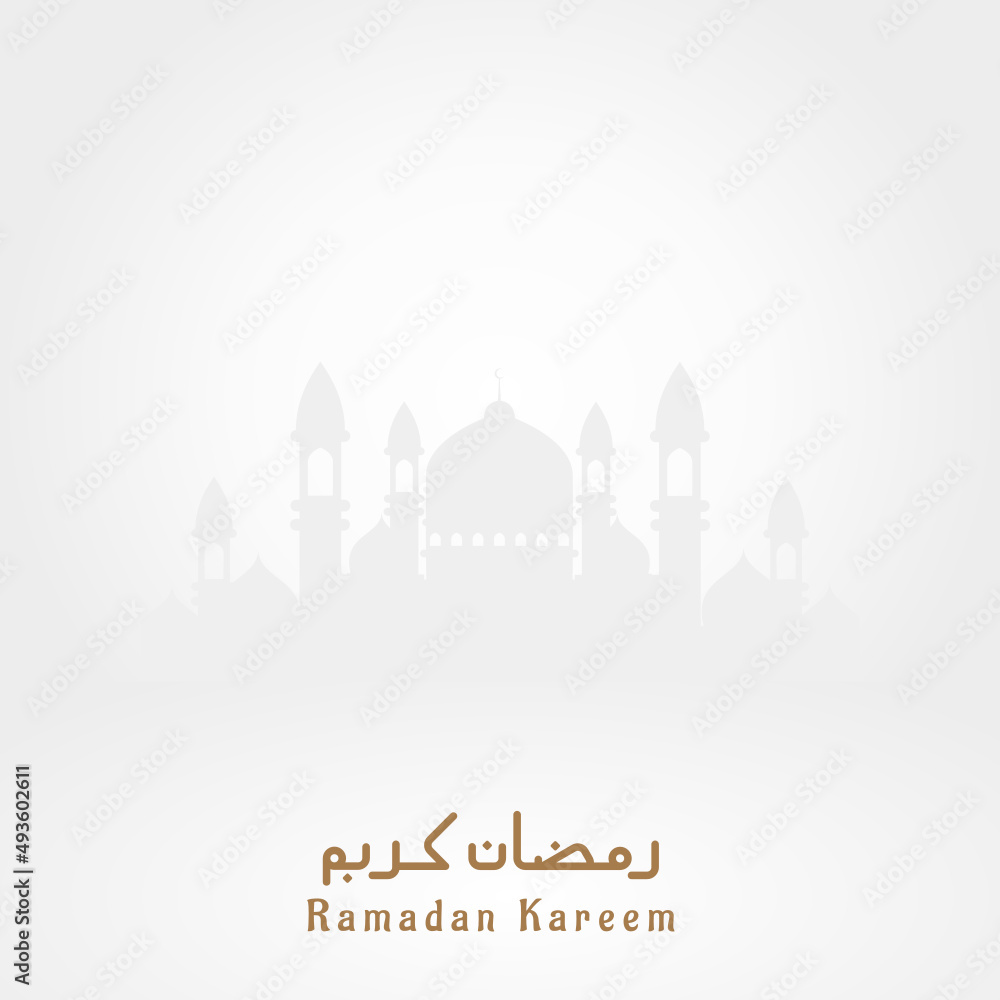 ramadan kareem greeting banner design