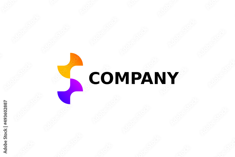 letter s modern abstract tech logo design letter s modern abstract tech logo design