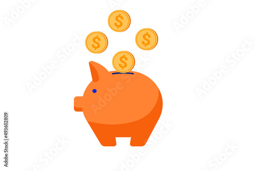Beautiful colorful piggy bank for holding money, suitable for decoration anywhere