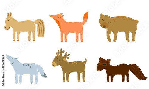 Dweller animals set  