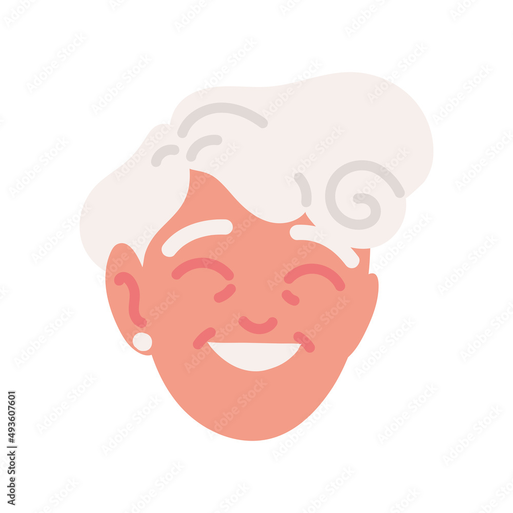 old woman face