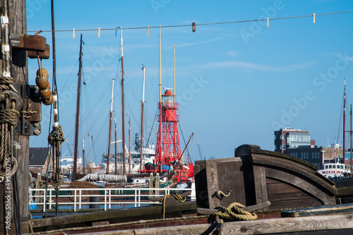 Den Helder, Netherlands, Maart 2022. Former Willemsoord shipyard in the port of Den Helder, North Holland.
