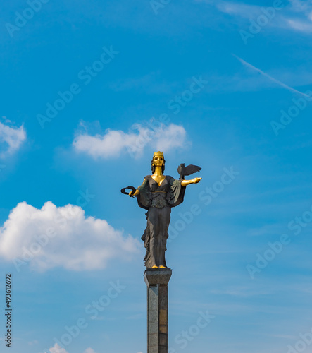 Statue of Sveta Sofia in Sofia, Bulgaria