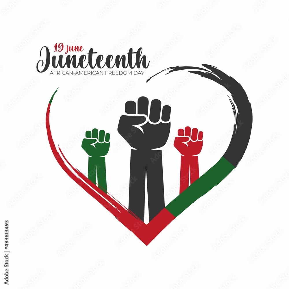 Day, celebration freedom, emancipation day in 19 june