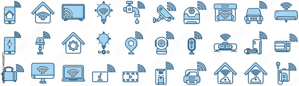 smart home icon set smart home icon set