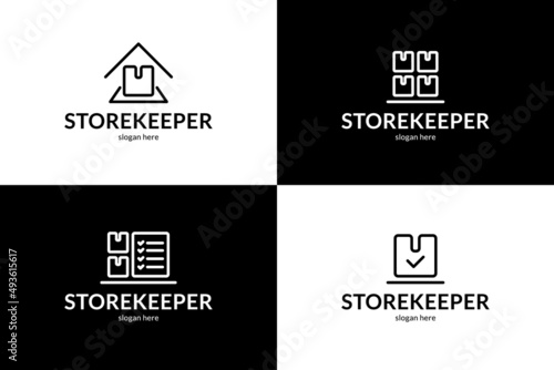 Storekeeper logo set
