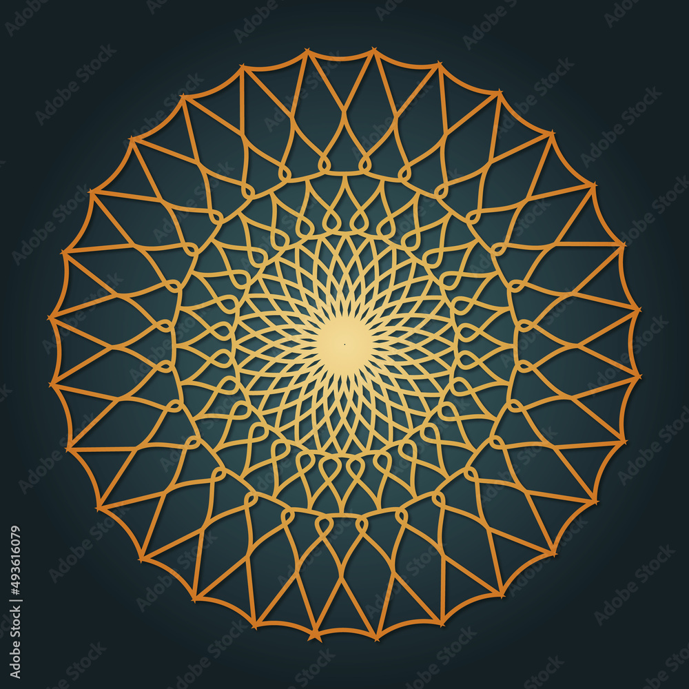 Simple mandala background design Simple mandala background design
