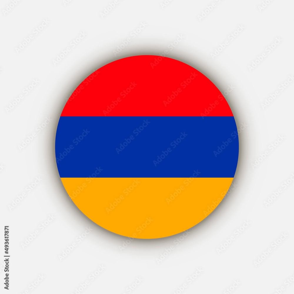 Country Armenia. Armenia flag. Vector illustration. Country Armenia. Armenia flag. Vector illustration.