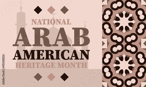 Fotografie, Tablou National Arab American Heritage Month in April