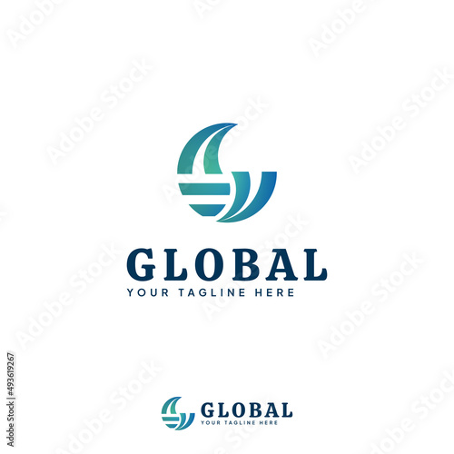 Logo Global Icon Vector  Letter g logo