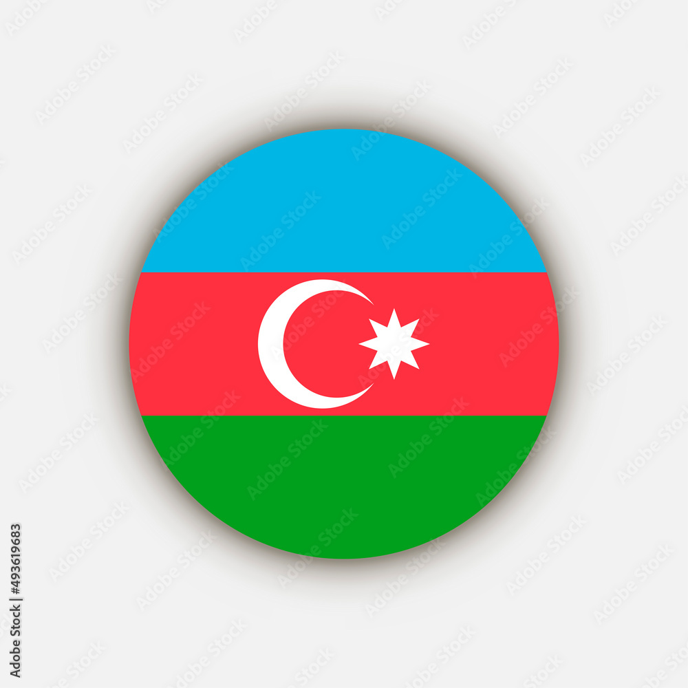 Country Azerbaijan. Azerbaijan flag. Vector illustration. Country Azerbaijan. Azerbaijan flag. Vector illustration.