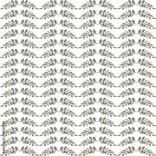 Luxury nature leaves background vector. Floral pattern, Vector illustration.