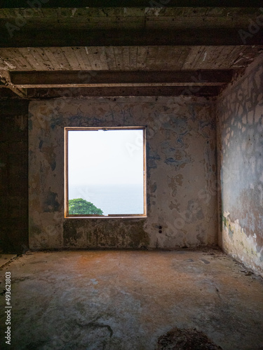 Inside the famous and abandoned Ducor Hotel in Monrovia, Liberia