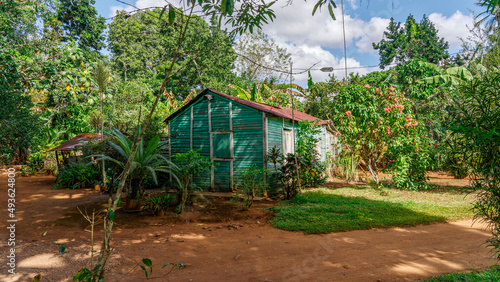 Dominican Republic. Typical house in the countryside.