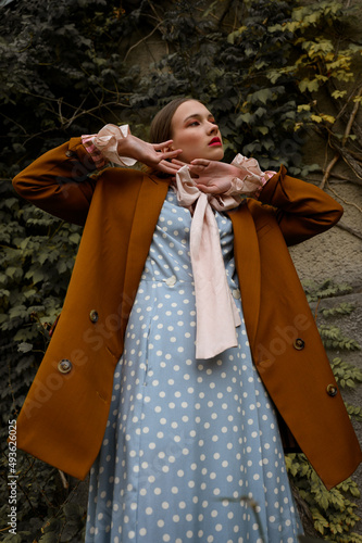 Photography Fashion photo, Street style fashion. Professional model.
