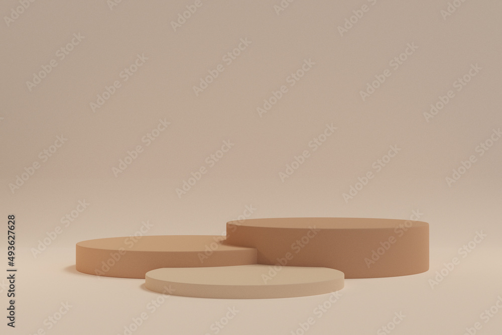 3D rendering scene with podium and abstract background. podium for cosmetic product presentation. 3D rendering scene with podium and abstract background. podium for cosmetic product presentation.