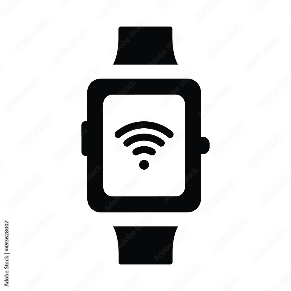 WiFi network smart watch icon WiFi network smart watch icon