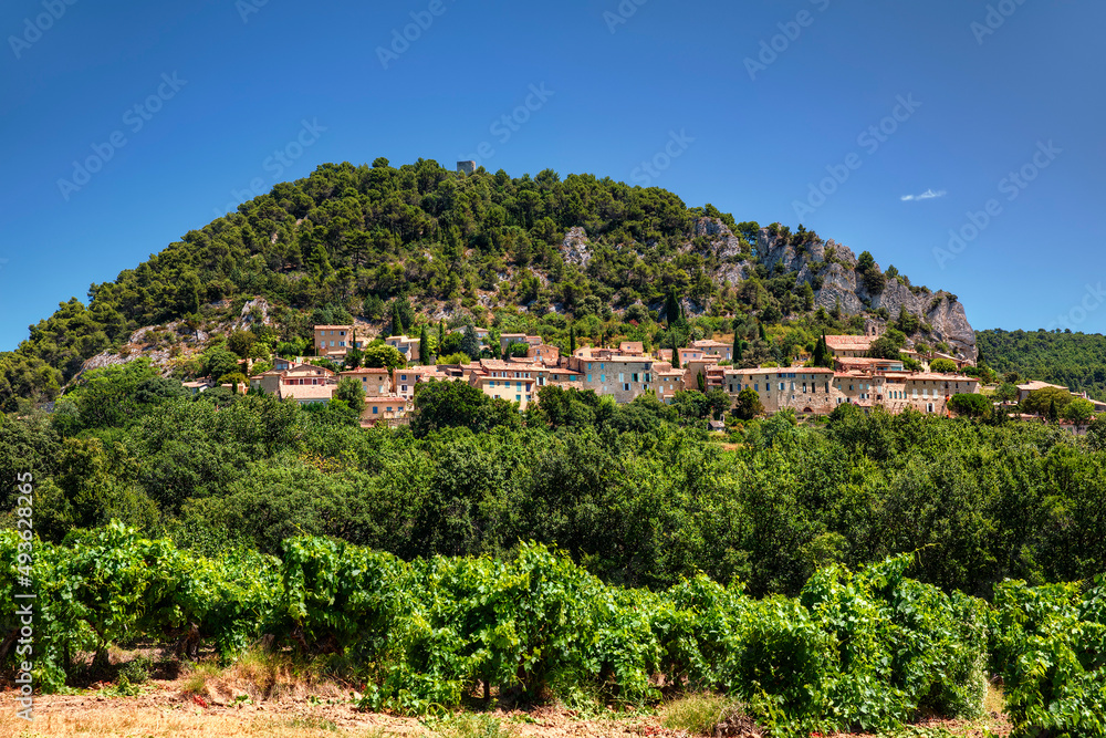View of the Village of Seguret, Provence