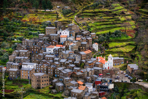 View of the Beautiful Village of Piodao, Portugal