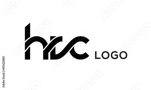 Letter HRC creative logo design vector photo