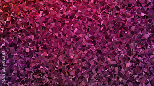 Fototapeta Naklejka Na Ścianę i Meble -  Abstract crystal geometric polygonal pink background.