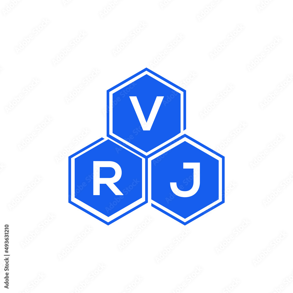 VRJ letter logo design on black background. VRJ creative initials letter logo concept. VRJ letter design. VRJ letter logo design on black background. VRJ creative initials letter logo concept. VRJ letter design.