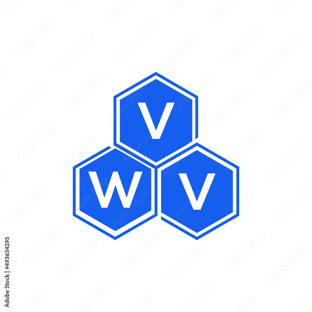 VWV letter logo design on black background. VWV creative initials letter logo concept. VWV letter design. VWV letter logo design on black background. VWV creative initials letter logo concept. VWV letter design.