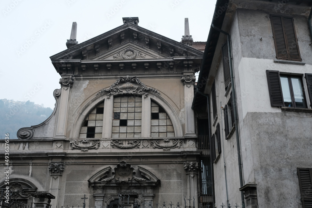 La ex chiesa di Sant'Agata a Como, Italia.
