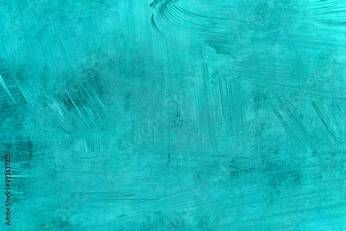 Turquoise colored grunge background