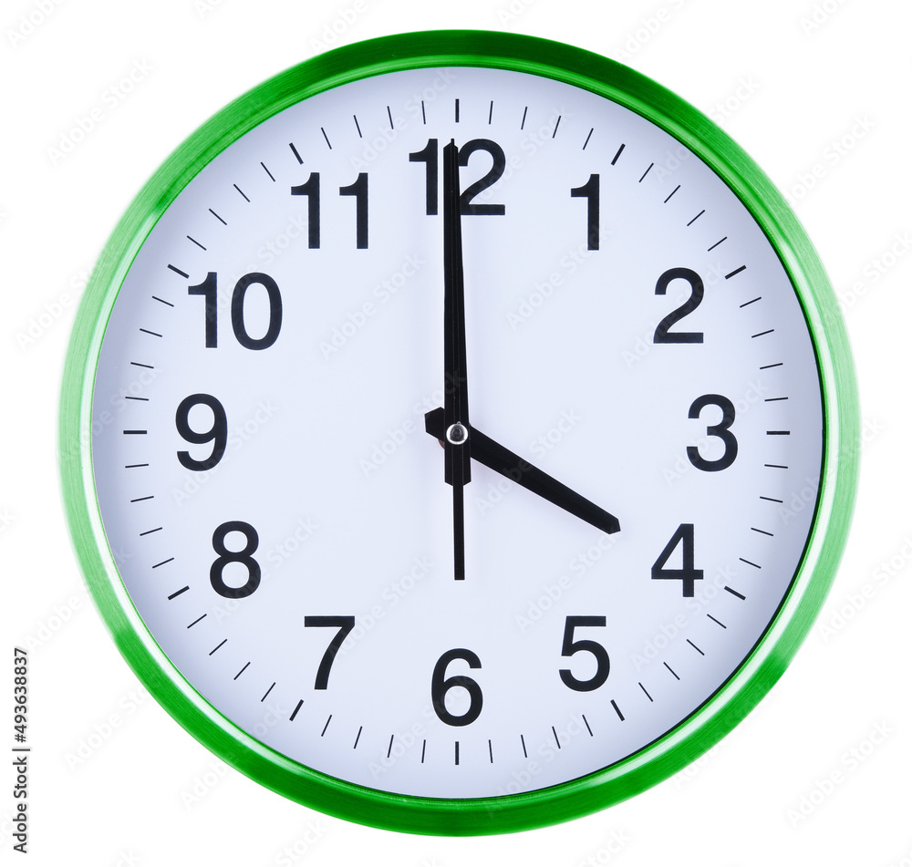 Wall clock isolated on white background Wall clock isolated on white background